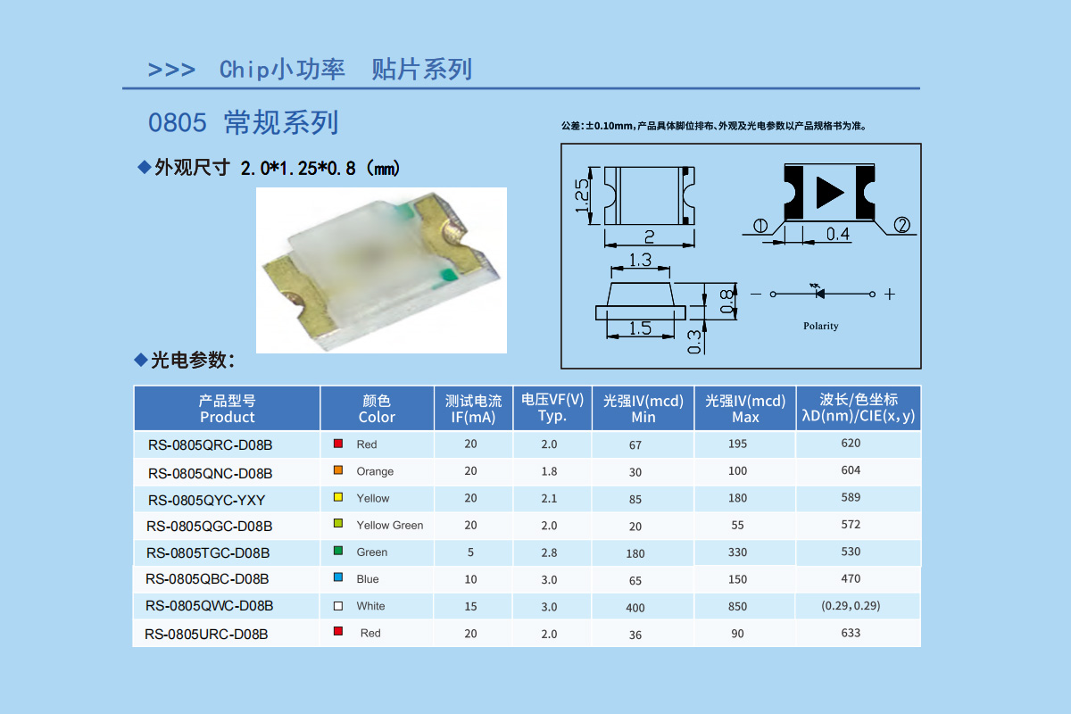 0805常规系列